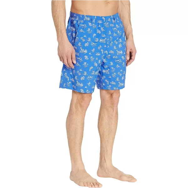 imageColumbia Mens Super Backcast Water ShortVivid Blue Mermaids N Marlins Print