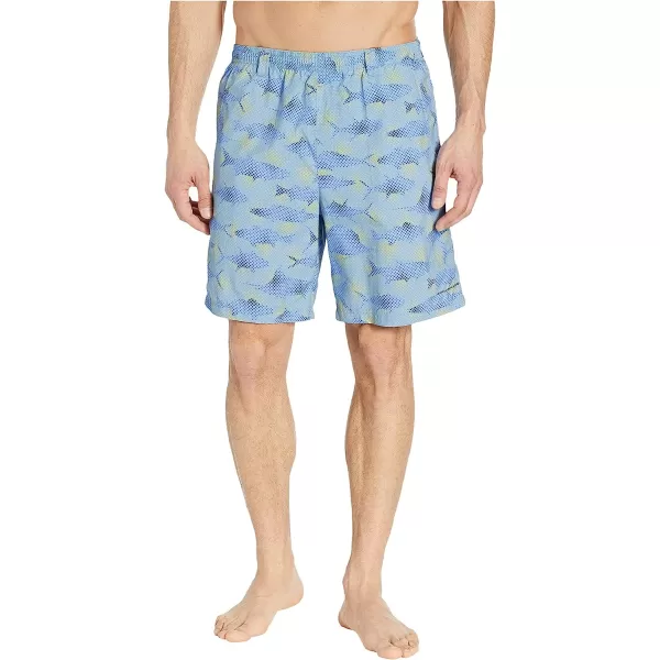 imageColumbia Mens Super Backcast Water ShortWhite Cap Multi Fish Print