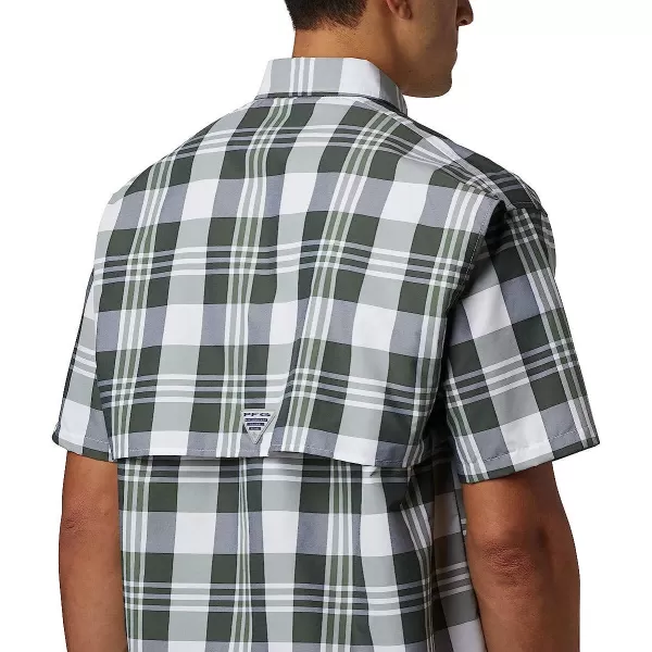 imageColumbia Mens Super Bahama Short Sleeve ShirtBlack Multi Plaid