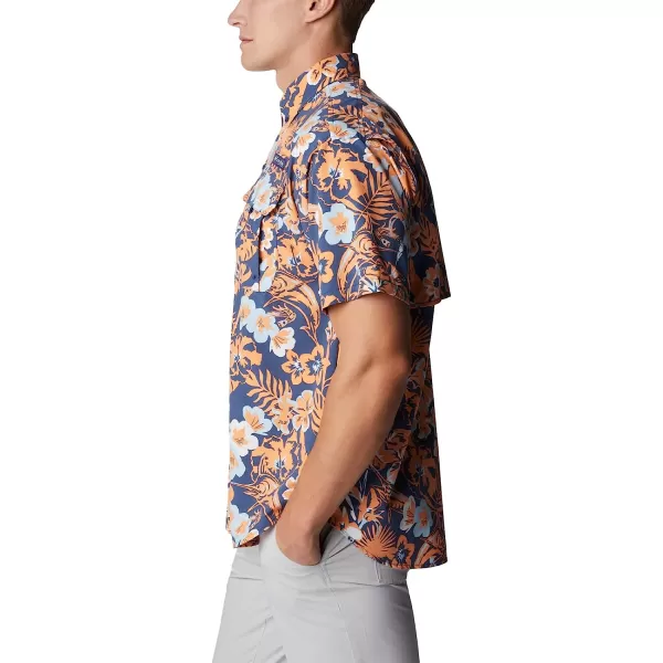 imageColumbia Mens Super Bahama Short Sleeve ShirtCarbon Marlin Tropic Print