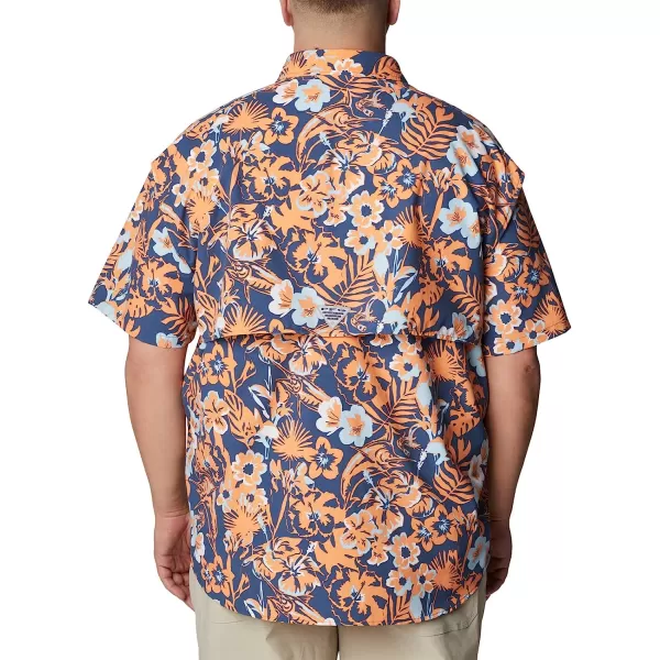 imageColumbia Mens Super Bahama Short Sleeve ShirtCarbon Marlin Tropic Print
