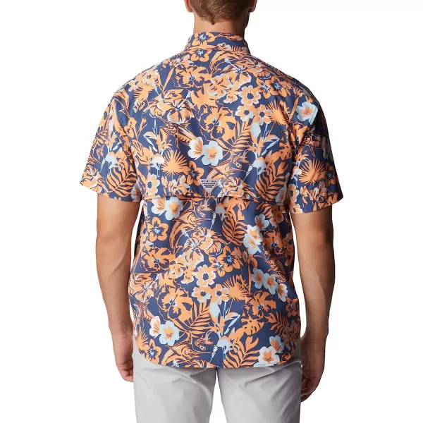 imageColumbia Mens Super Bahama Short Sleeve ShirtCarbon Marlin Tropic Print