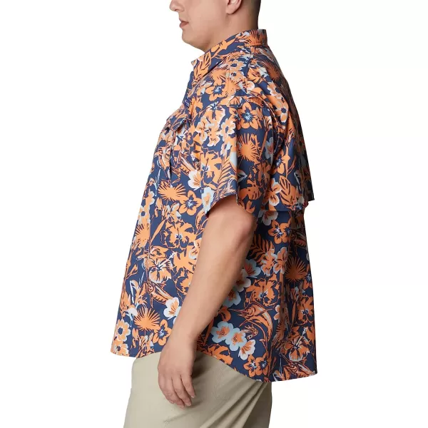 imageColumbia Mens Super Bahama Short Sleeve ShirtCarbon Marlin Tropic Print
