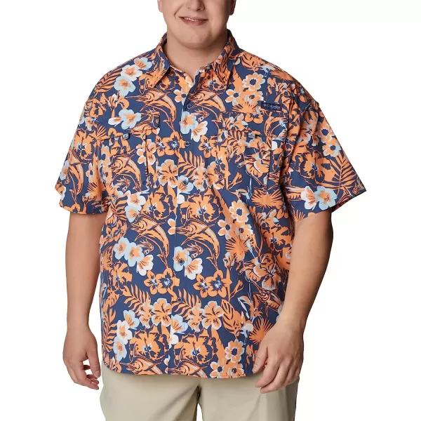 imageColumbia Mens Super Bahama Short Sleeve ShirtCarbon Marlin Tropic Print