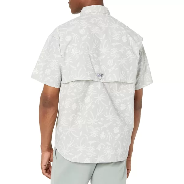 imageColumbia Mens Super Bahama Short Sleeve ShirtCool Grey Reel Shores