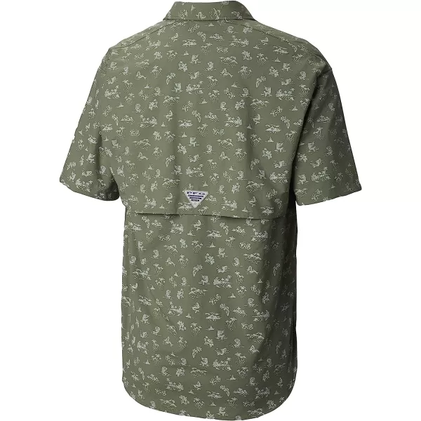 imageColumbia Mens Super Bahama Short Sleeve ShirtCypress Mermaids N Marlins Print