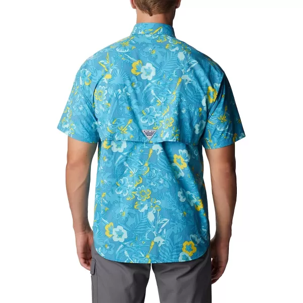 imageColumbia Mens Super Bahama Short Sleeve ShirtDeep Marine Marlin Tropic Print