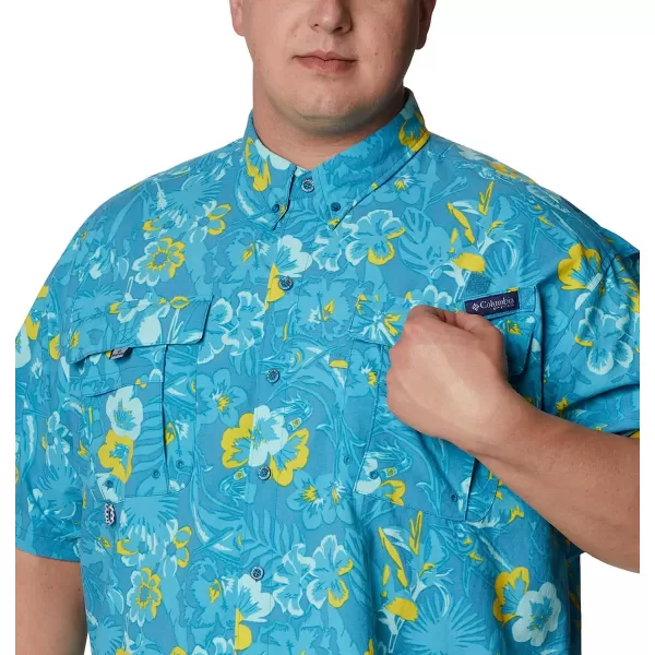 imageColumbia Mens Super Bahama Short Sleeve ShirtDeep Marine Marlin Tropic Print