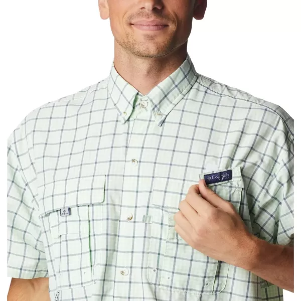 imageColumbia Mens Super Bahama Short Sleeve ShirtKey West Gingham Grid