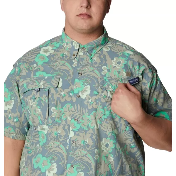 imageColumbia Mens Super Bahama Short Sleeve ShirtSafari Marlin Tropic Print