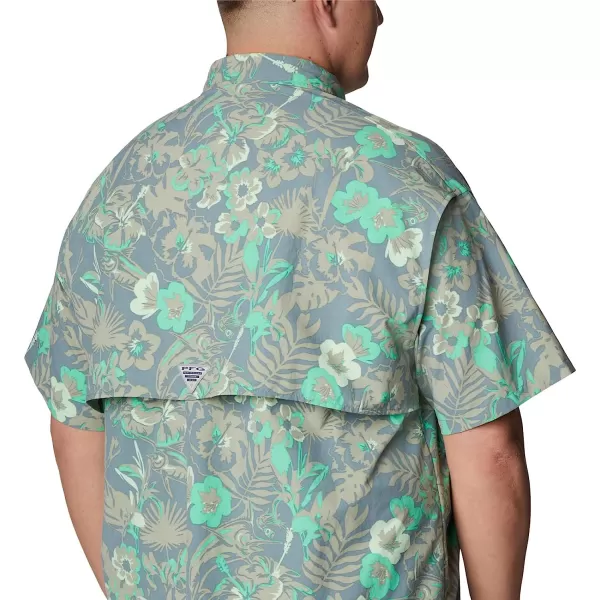 imageColumbia Mens Super Bahama Short Sleeve ShirtSafari Marlin Tropic Print