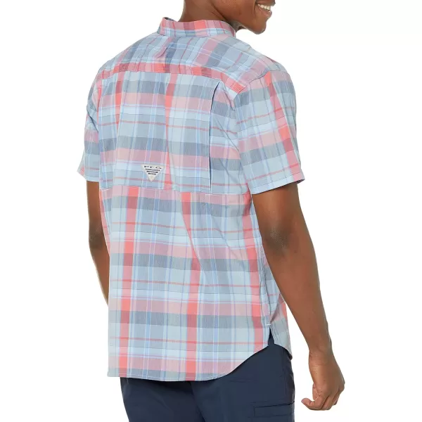 imageColumbia Mens Super Bonefish Short Sleeve ShirtAgate Blue Multi Madras