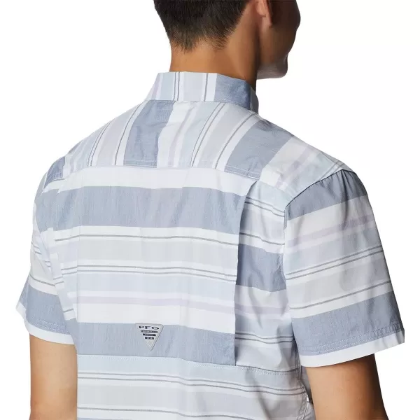 imageColumbia Mens Super Bonefish Short Sleeve ShirtCarbon Reel Stripe