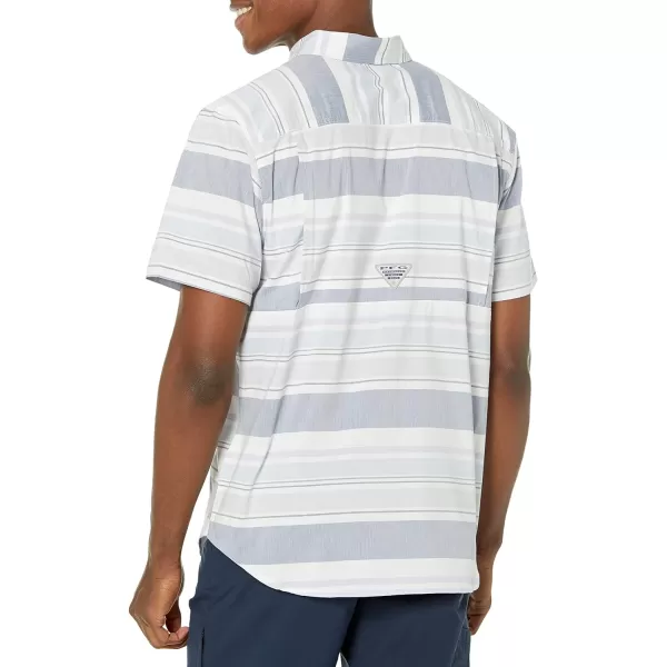imageColumbia Mens Super Bonefish Short Sleeve ShirtCarbon Reel Stripe