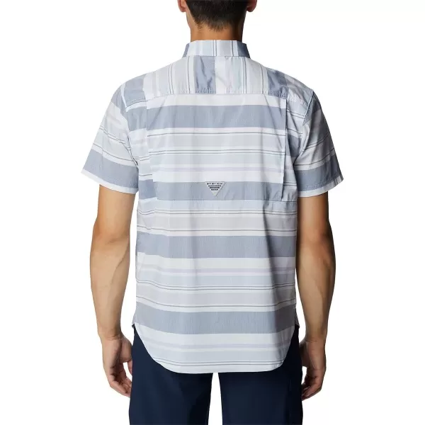 imageColumbia Mens Super Bonefish Short Sleeve ShirtCarbon Reel Stripe