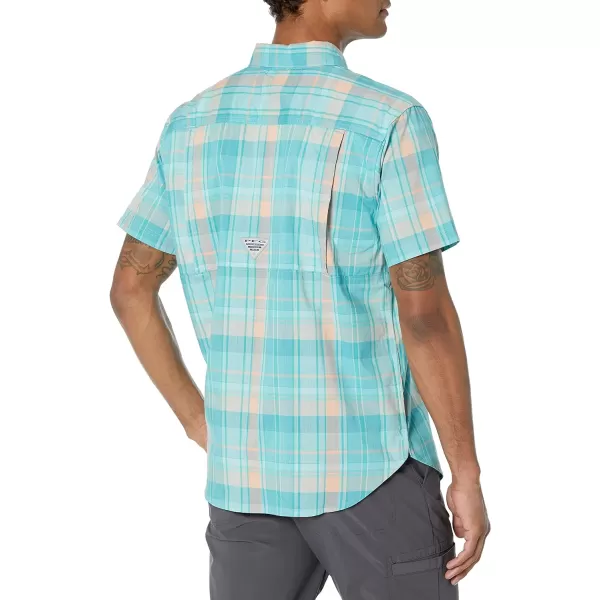imageColumbia Mens Super Bonefish Short Sleeve ShirtOcean Teal Multi Madras