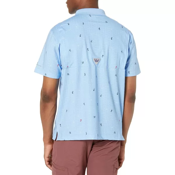 imageColumbia Mens Super Low Drag Offshore PoloAgate Blue Networth