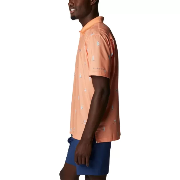 imageColumbia Mens Super Skiff Cast PoloBright Nectar Keyes Please Print