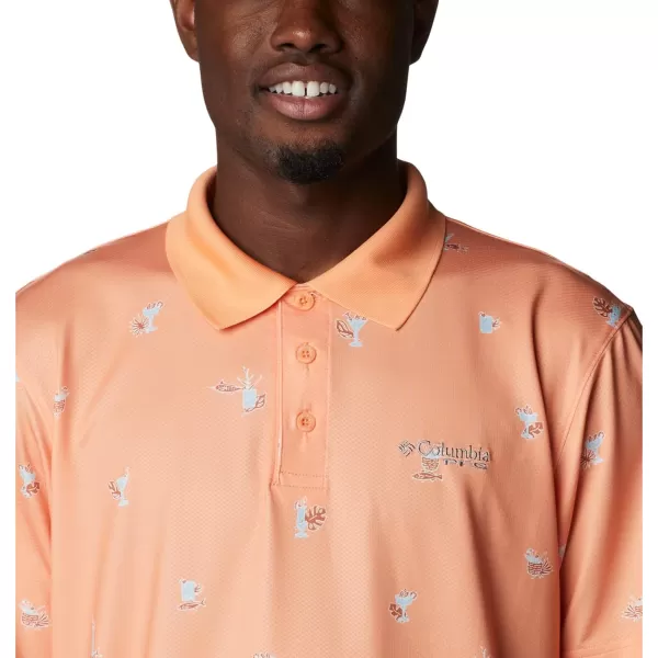 imageColumbia Mens Super Skiff Cast PoloBright Nectar Keyes Please Print