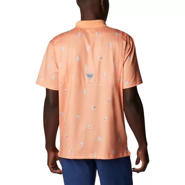 imageColumbia Mens Super Skiff Cast PoloBright Nectar Keyes Please Print