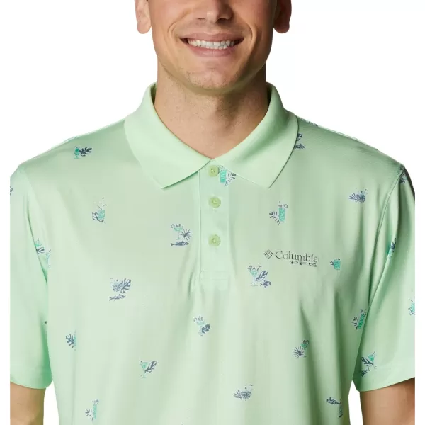 imageColumbia Mens Super Skiff Cast PoloKey West Keyes Please Print