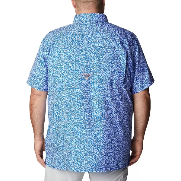 imageColumbia Mens Super Slack Tide Camp ShirtBlue Macaw Deepsea Medley