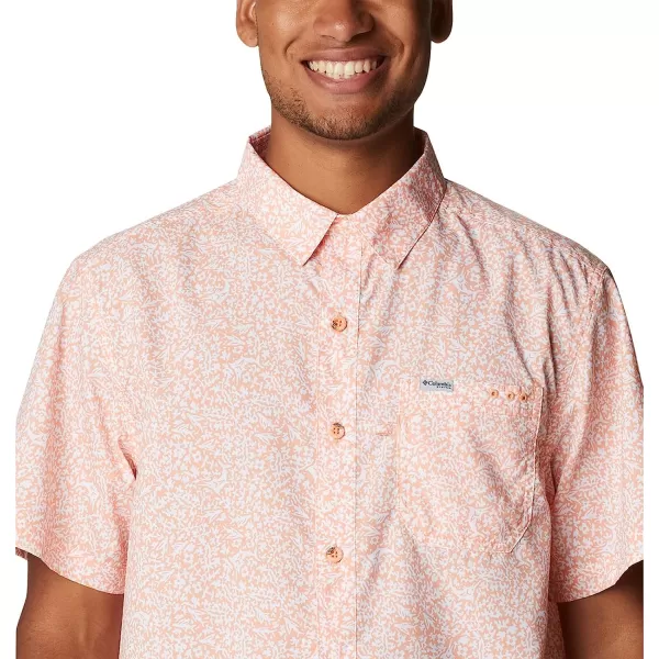 imageColumbia Mens Super Slack Tide Camp ShirtBright Nectar Deepsea Medley