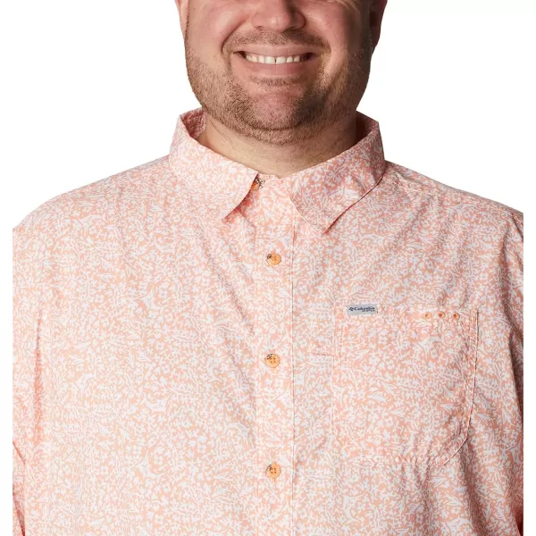 imageColumbia Mens Super Slack Tide Camp ShirtBright Nectar Deepsea Medley