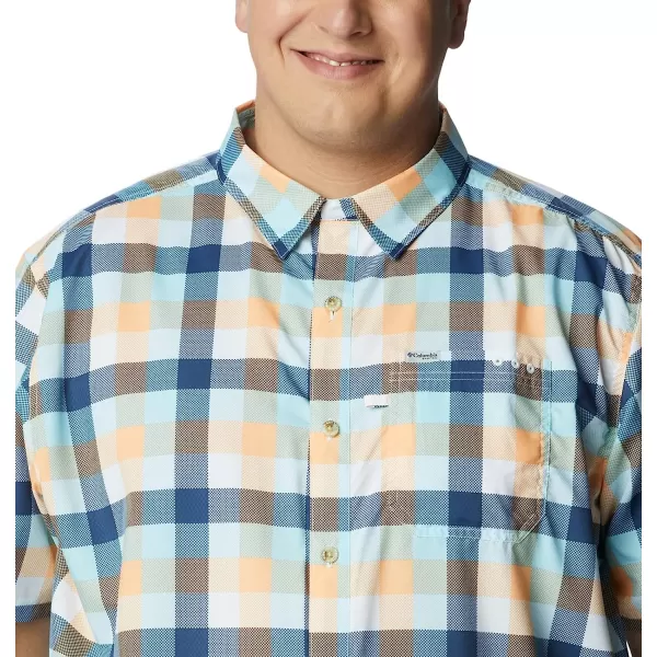 imageColumbia Mens Super Slack Tide Camp ShirtBright Nectar Multi Gingham