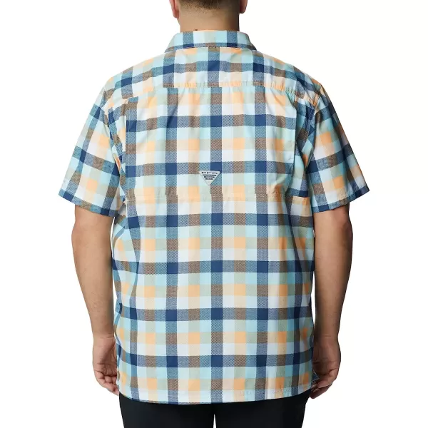 imageColumbia Mens Super Slack Tide Camp ShirtBright Nectar Multi Gingham