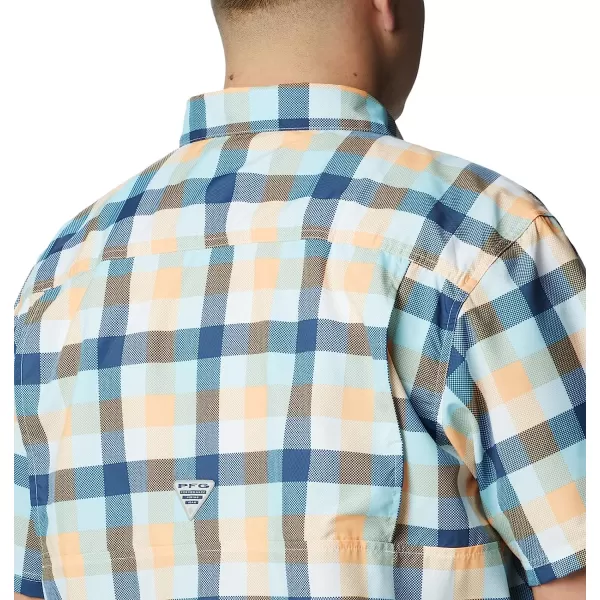 imageColumbia Mens Super Slack Tide Camp ShirtBright Nectar Multi Gingham