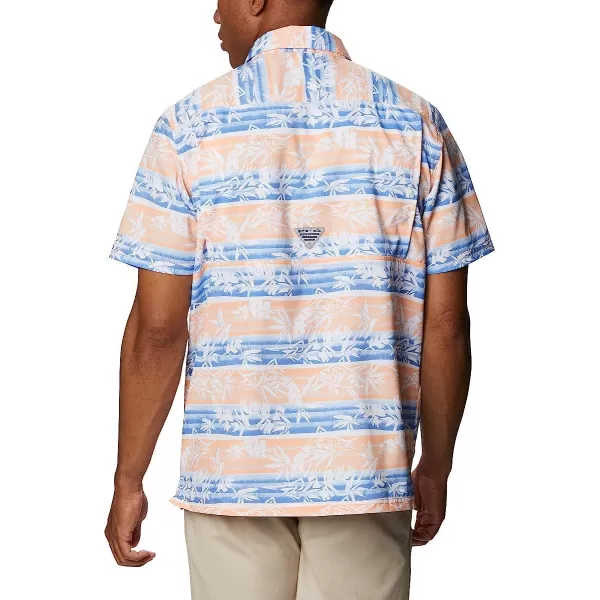 imageColumbia Mens Super Slack Tide Camp ShirtBright Nectar Ombre Fish Stripe