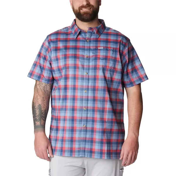 imageColumbia Mens Super Slack Tide Camp ShirtCarbon Mid Gingham