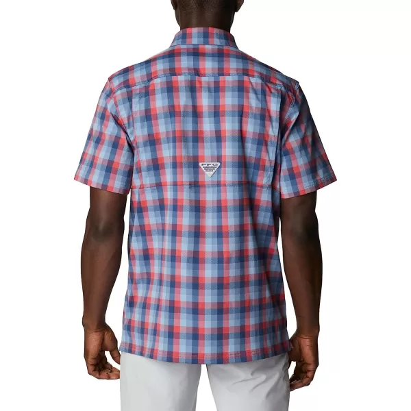 imageColumbia Mens Super Slack Tide Camp ShirtCarbon Mid Gingham