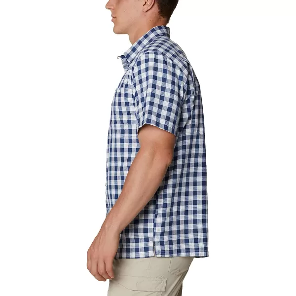 imageColumbia Mens Super Slack Tide Camp ShirtCarbon Palaka Plaid