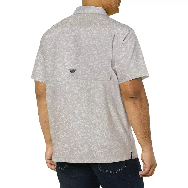 imageColumbia Mens Super Slack Tide Camp ShirtCool Grey Gamefish Print