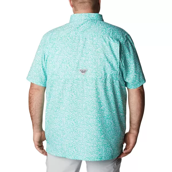 imageColumbia Mens Super Slack Tide Camp ShirtElectric Turquoise Deepsea Medley