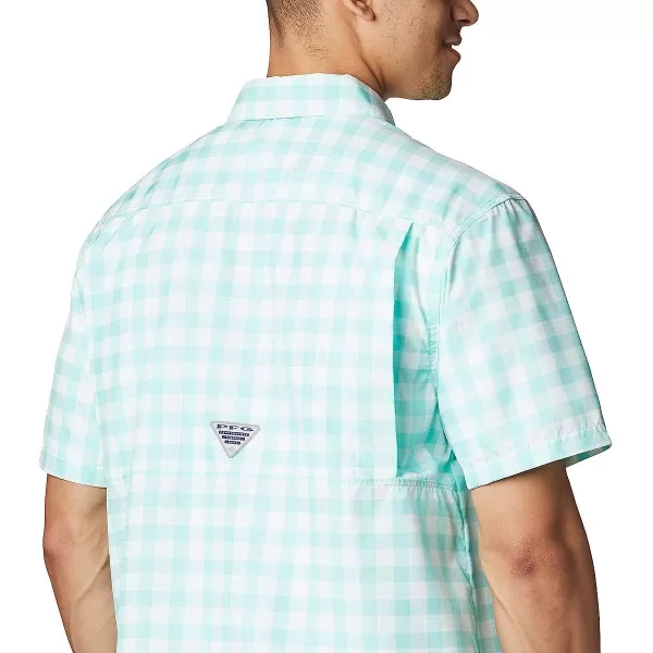 imageColumbia Mens Super Slack Tide Camp ShirtGulf Stream Palaka Plaid