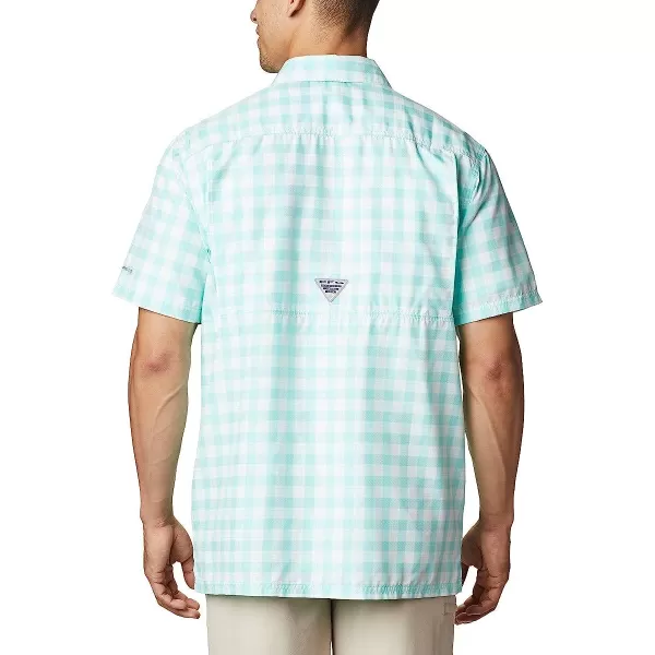 imageColumbia Mens Super Slack Tide Camp ShirtGulf Stream Palaka Plaid
