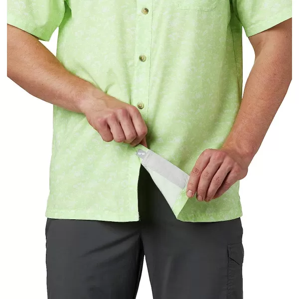 imageColumbia Mens Super Slack Tide Camp ShirtJade Lime Gamefish Print