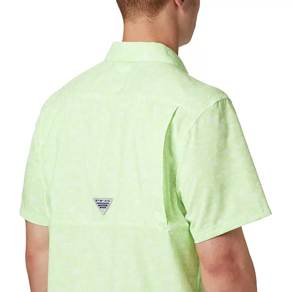imageColumbia Mens Super Slack Tide Camp ShirtJade Lime Gamefish Print