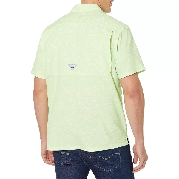 imageColumbia Mens Super Slack Tide Camp ShirtJade Lime Gamefish Print