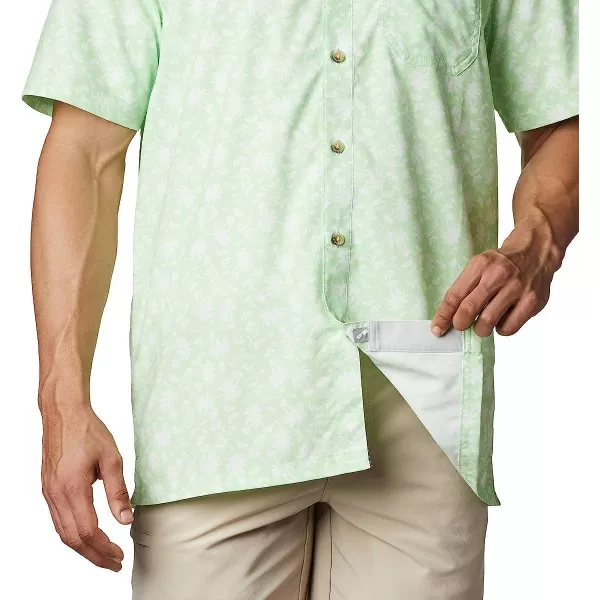 imageColumbia Mens Super Slack Tide Camp ShirtKey West Marlin Palms Print