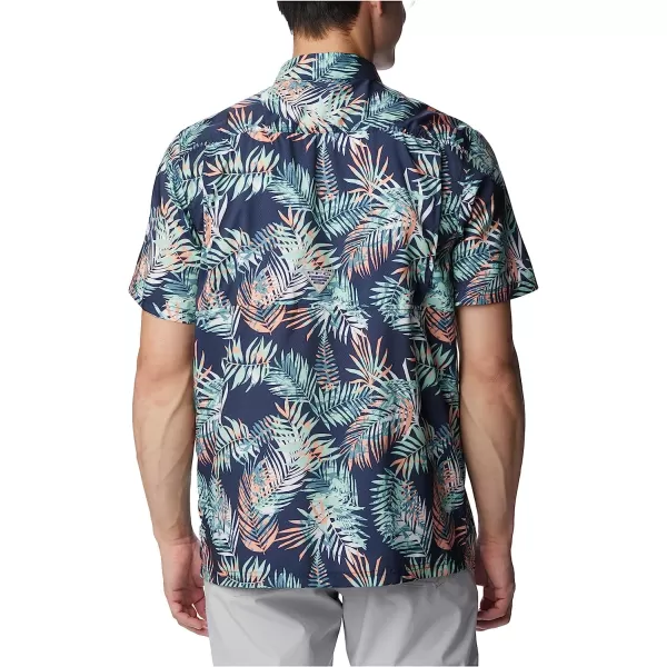 imageColumbia Mens Super Slack Tide Camp ShirtMint Cay Tunatropic Print