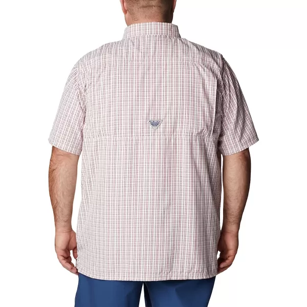 imageColumbia Mens Super Slack Tide Camp ShirtRed Jasper Gulf Grid