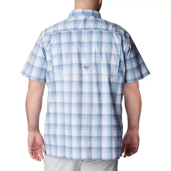 imageColumbia Mens Super Slack Tide Camp ShirtSoft Violet Mid Gingham