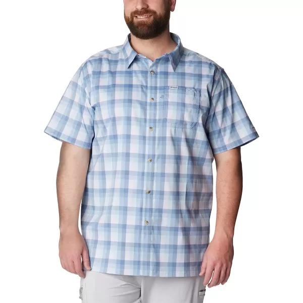 imageColumbia Mens Super Slack Tide Camp ShirtSoft Violet Mid Gingham