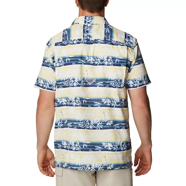 imageColumbia Mens Super Slack Tide Camp ShirtSun Glow Ombre Fish Stripe