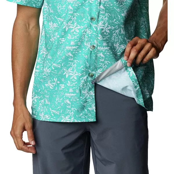 imageColumbia Mens Super Slack Tide Camp ShirtTropic Water Kona Print