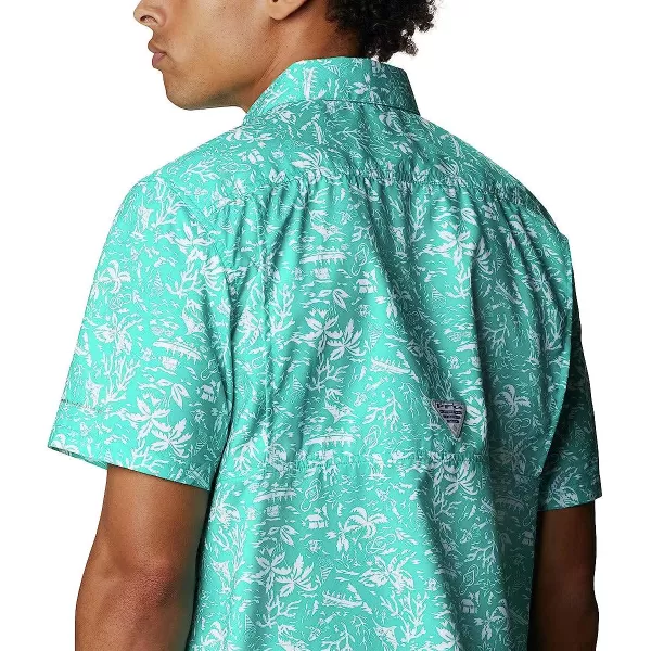 imageColumbia Mens Super Slack Tide Camp ShirtTropic Water Kona Print